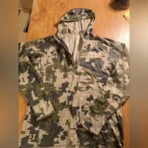 Kuiu hooded lightweight merino wool long sleeve